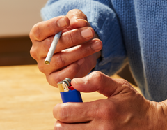 Consommer du cannabis : Inhalation