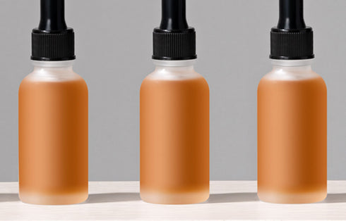 image of bottles of cannabis oil