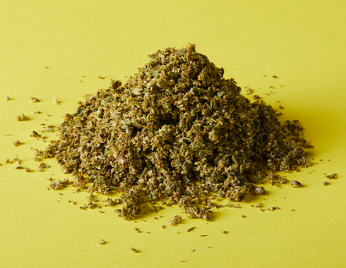 Milled flower pile