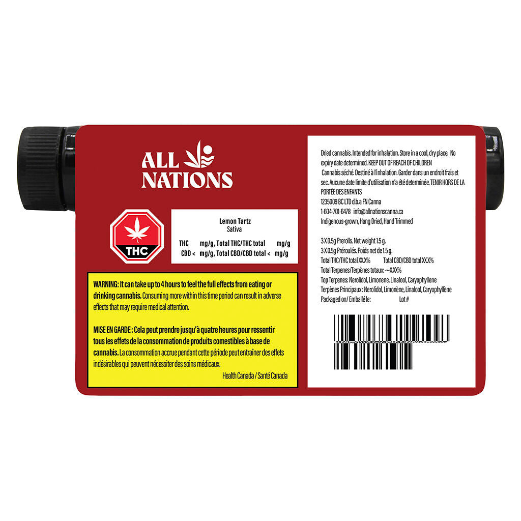 Lemon Tartz Pre-Roll - 