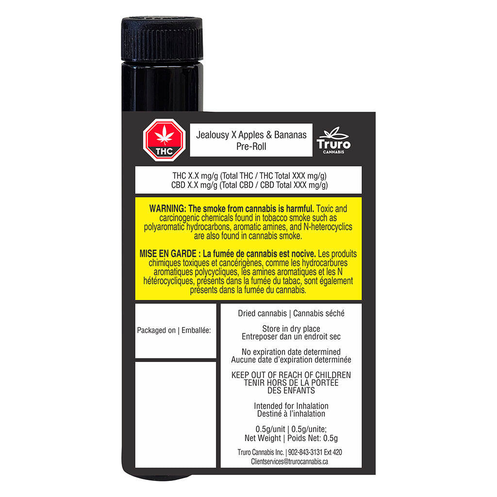 Jealousy X Apples & Bananas Pre-roll - 
