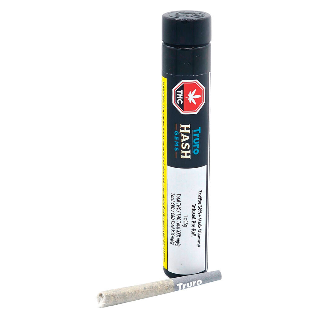 Truffle 50%+ Hash Diamond Infused Pre-Roll - 