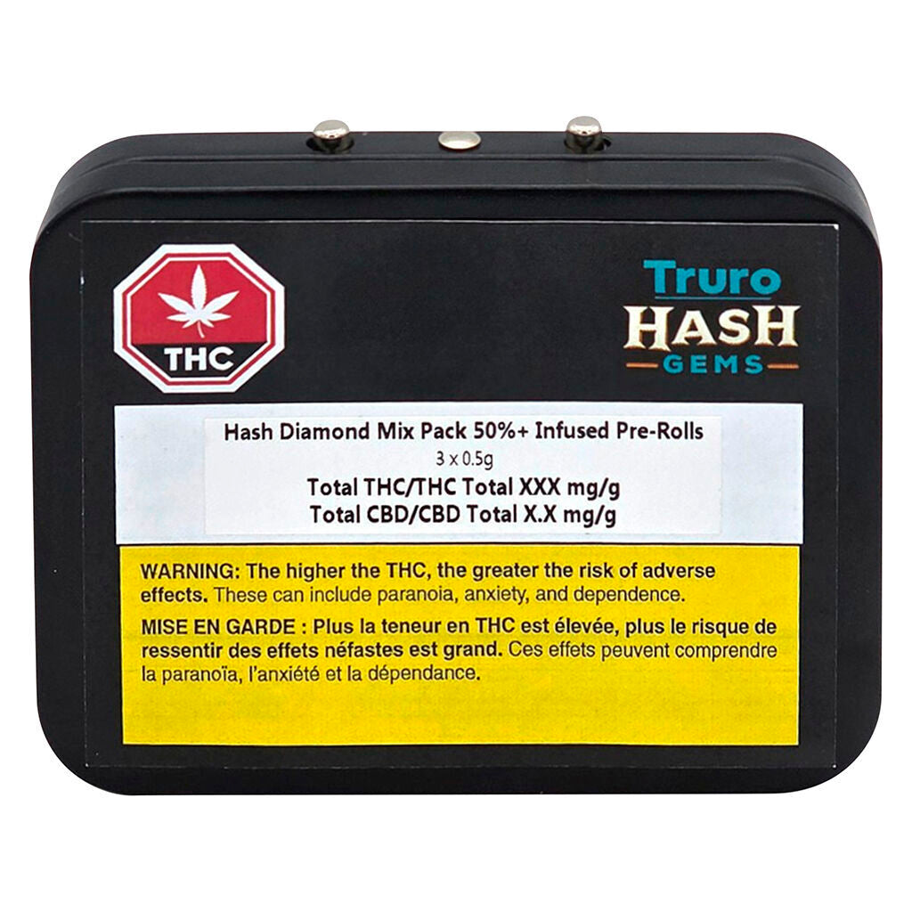 Hash Diamond Mix Pack 50%+ Infused Pre-Roll - 