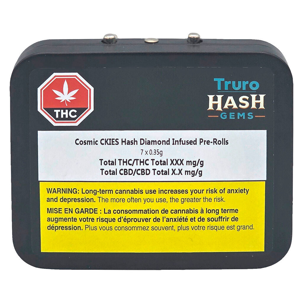 Préroulé infusé au diamant de haschich Cosmic CKIES