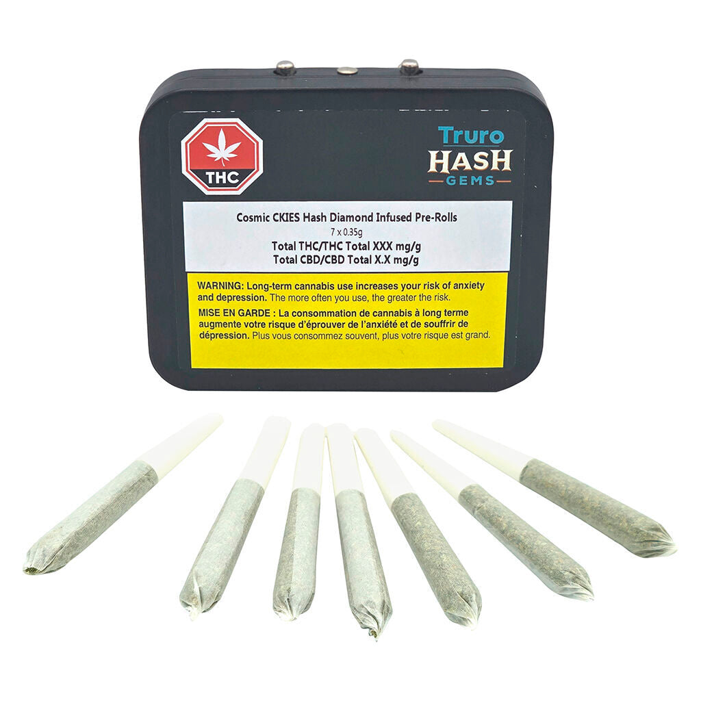 Préroulé infusé au diamant de haschich Cosmic CKIES