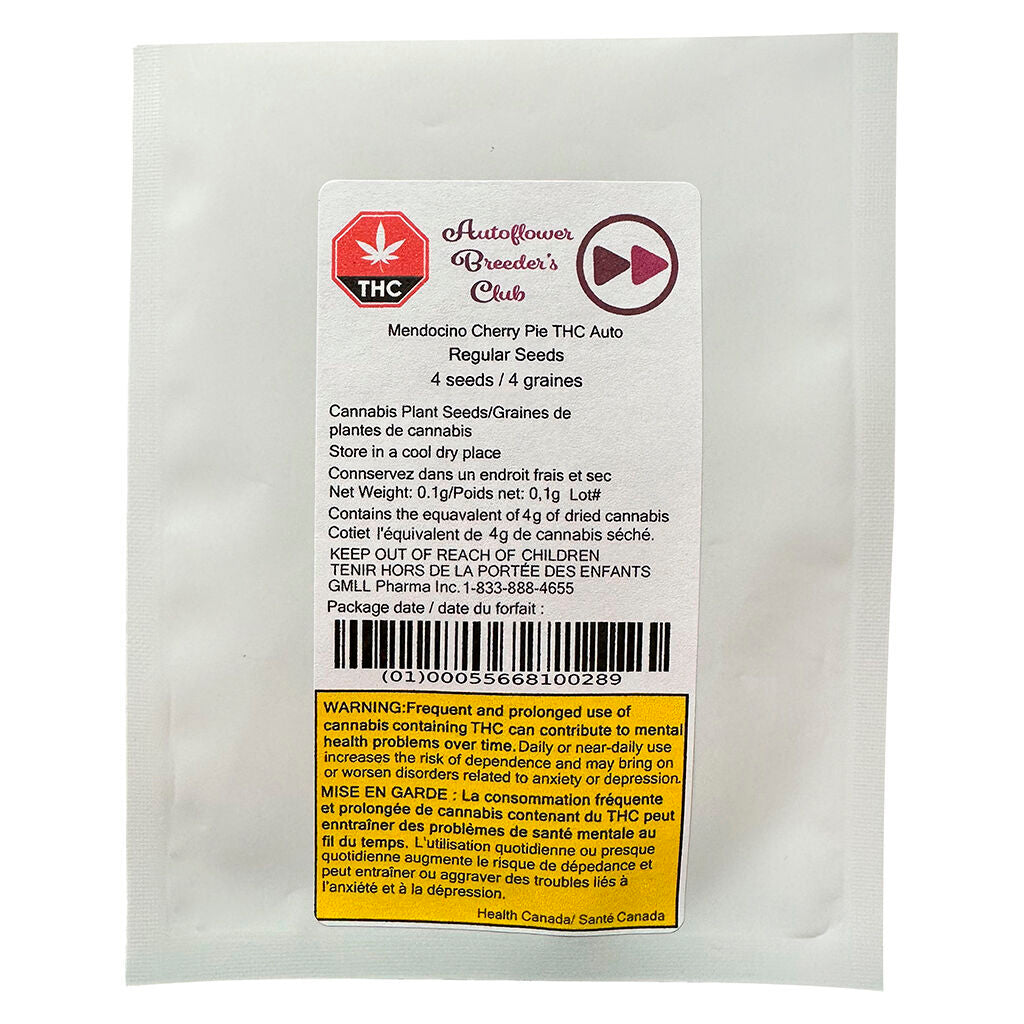 Mendocino Cherry Pie THC Auto - Regular Seeds - 
