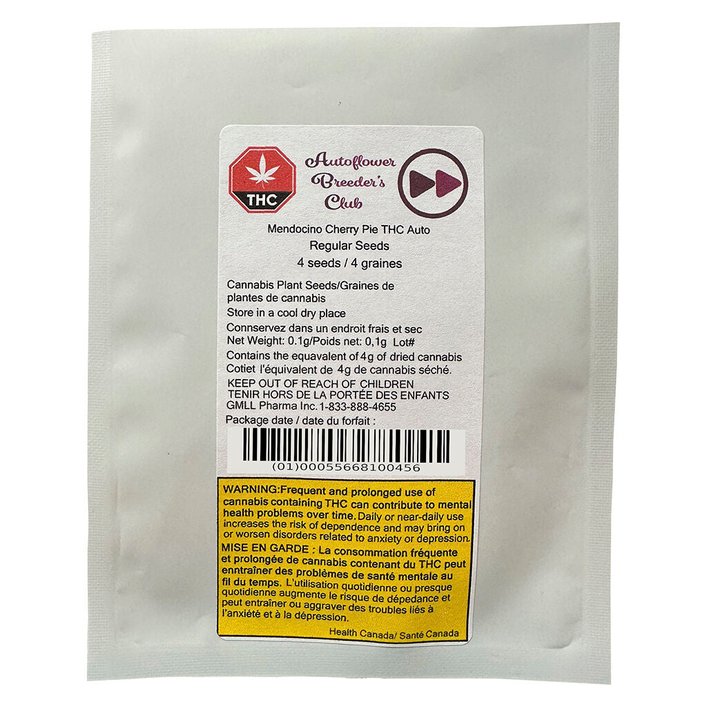 Mendocino Cherry Pie THC Auto - Regular Seeds