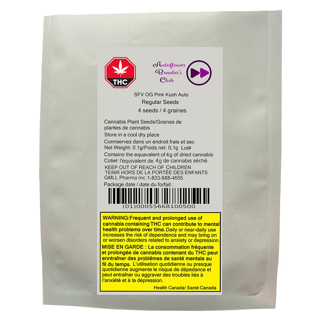 SFV OG Pink Kush Auto - Regular Seeds | Ontario Cannabis Store