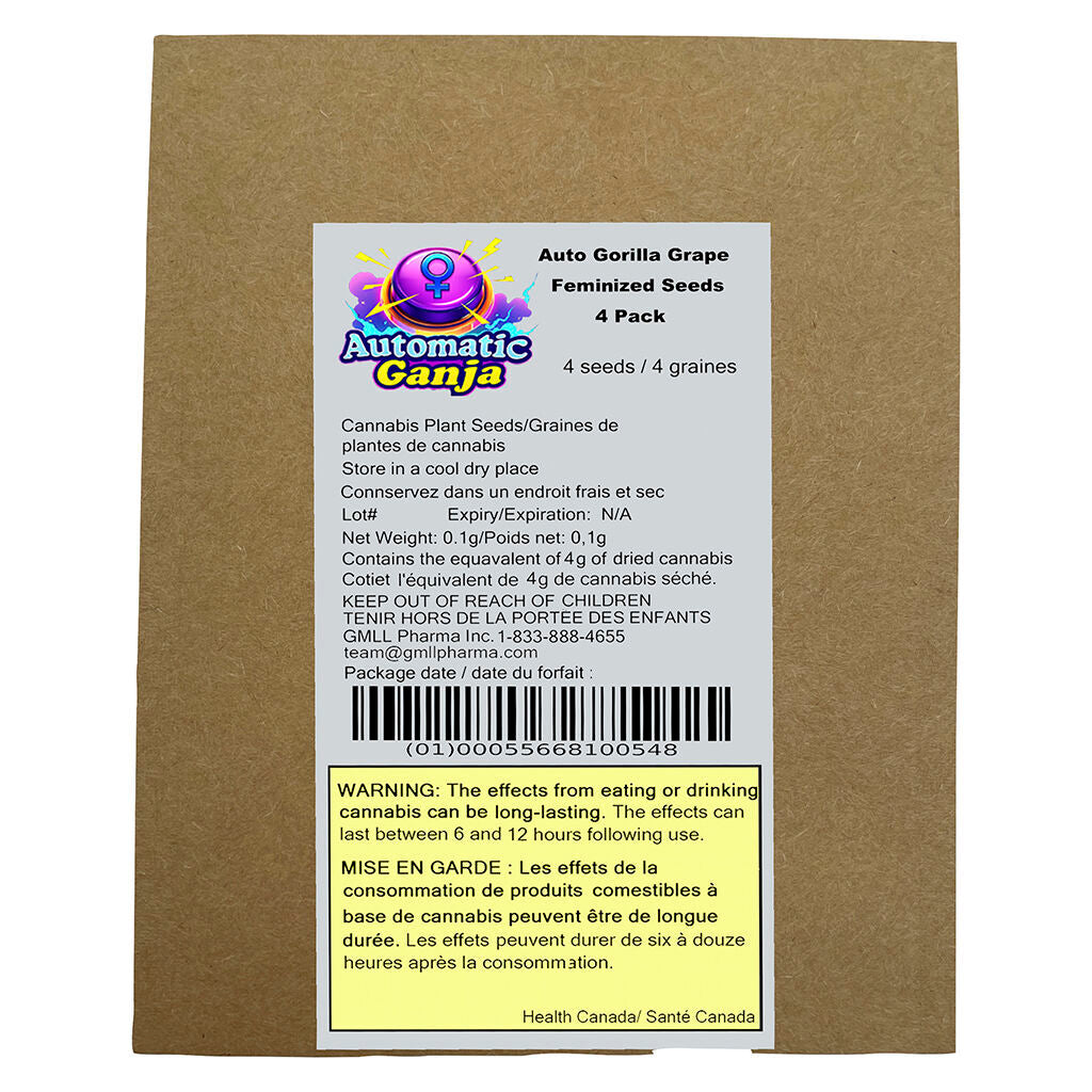 Auto Gorilla Grape Feminized Seeds - 
