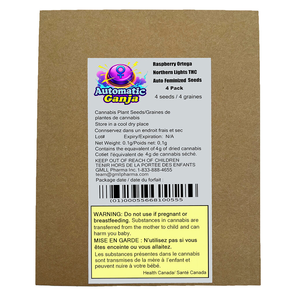 Raspberry Ortega Northern Lights THC AUTO Feminized - 