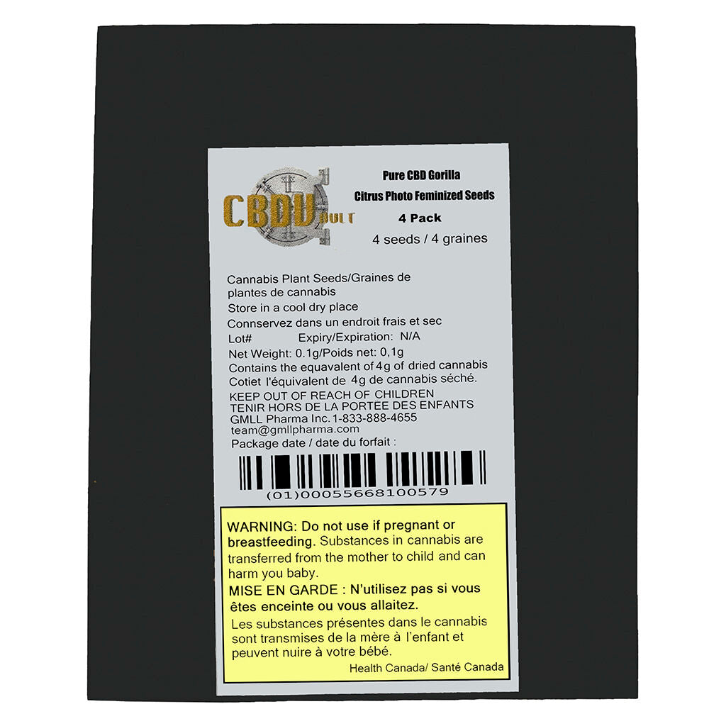 Pure CBD Gorilla Citrus Photo Feminized - 