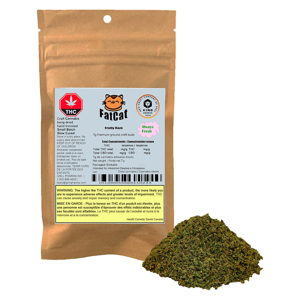 Fruity Haze - Premium Craft Buds Grind - 