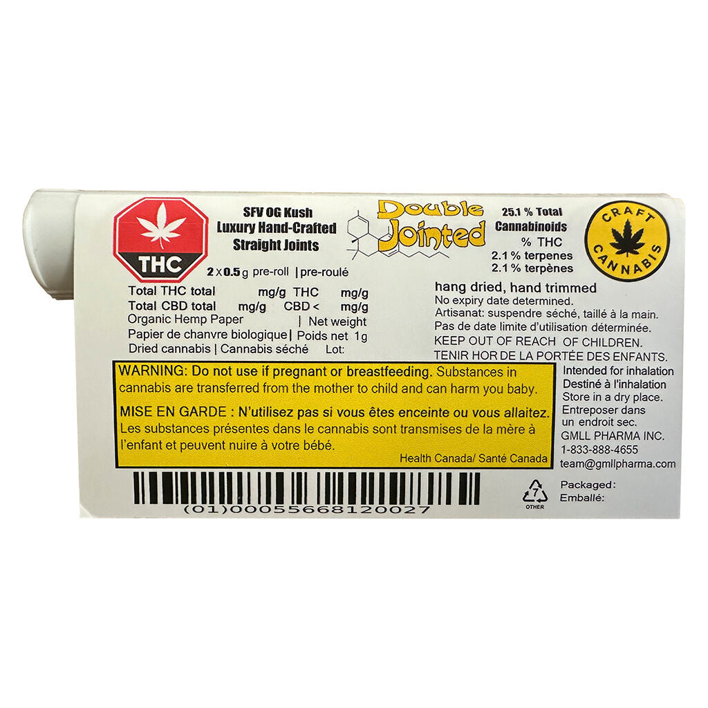 SFV OG Kush - Luxury Handcrafted Straight Joints - 