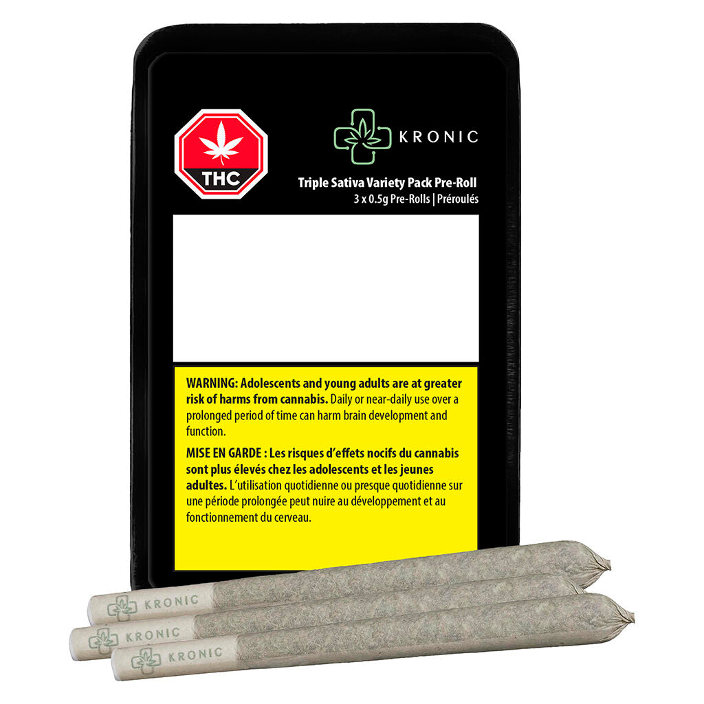 Triple Sativa Variety Pack Pre-Roll - 