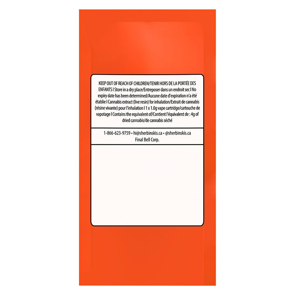 True GLTO 33 Live Resin 510 Thread Cartridge | Ontario Cannabis Store