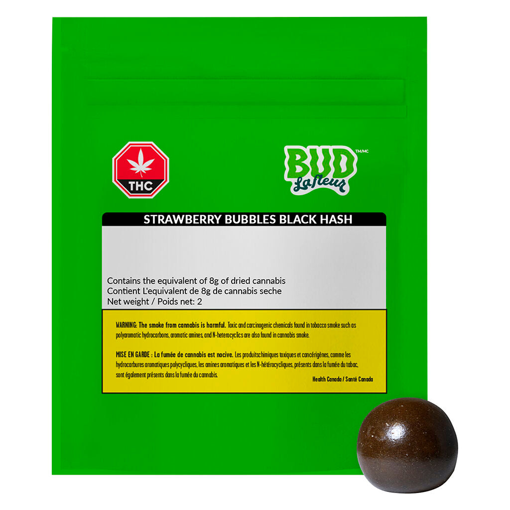 Strawberry Bubbles Black Hash