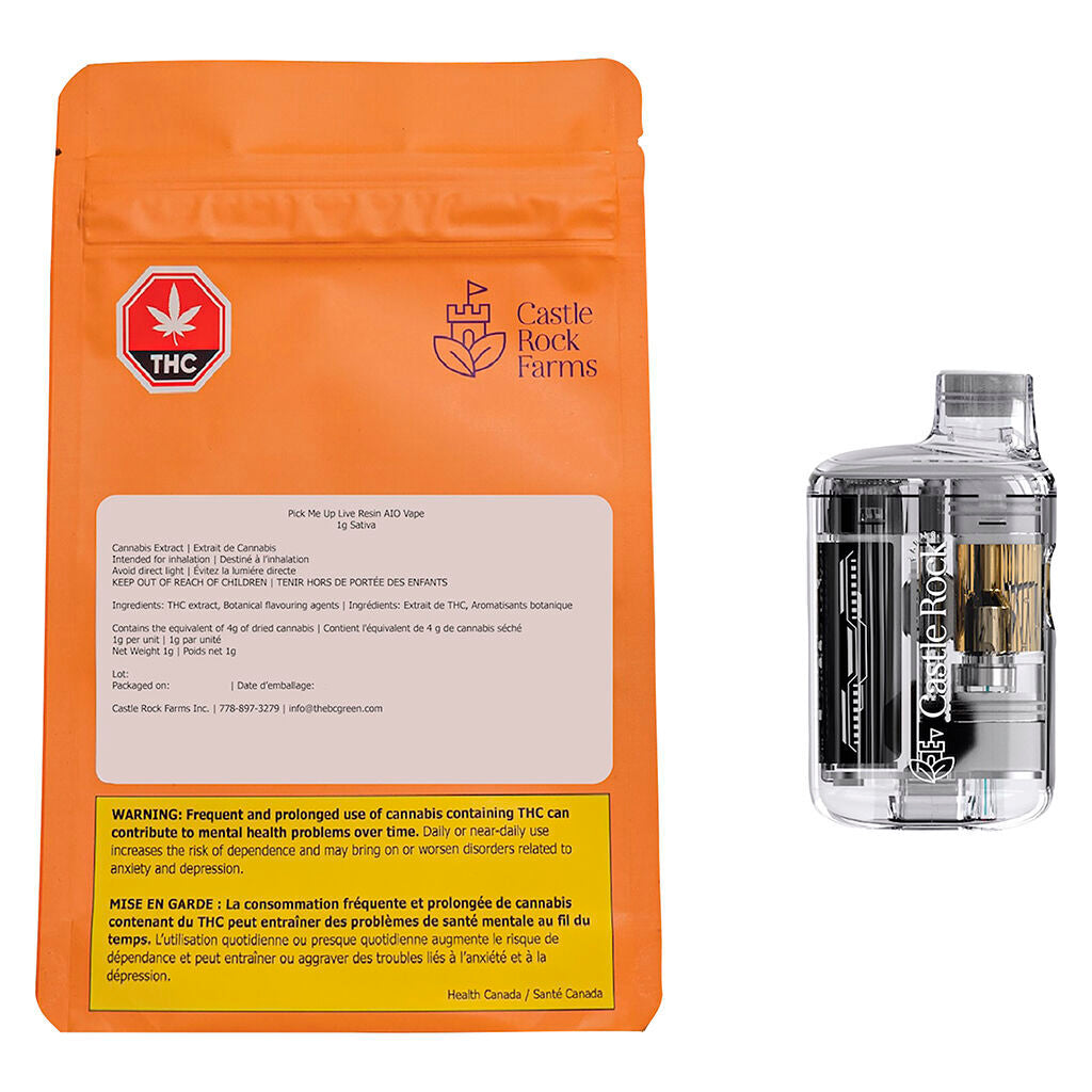 Pick Me Up Live Resin AIO Vape - 