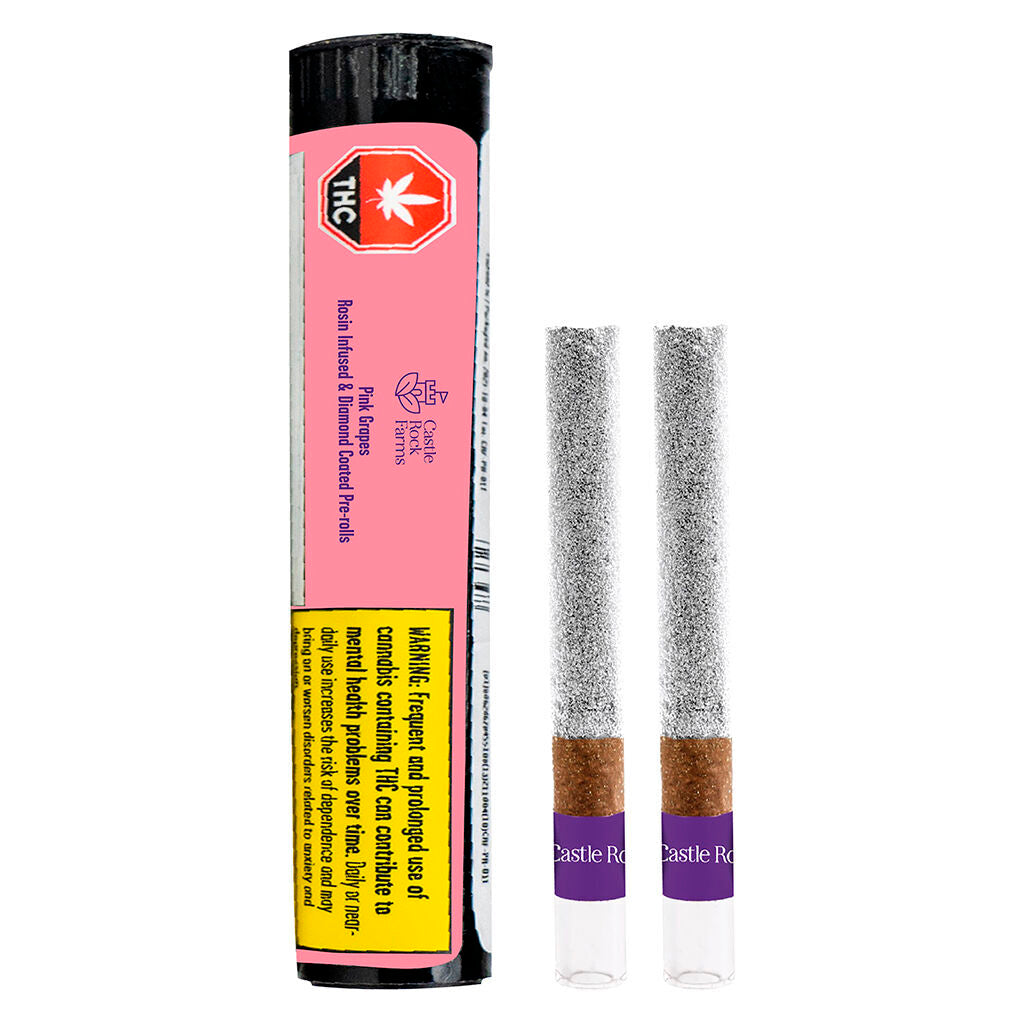 Pink Grapes Live Rosin and Diamond Infused Blunts - 