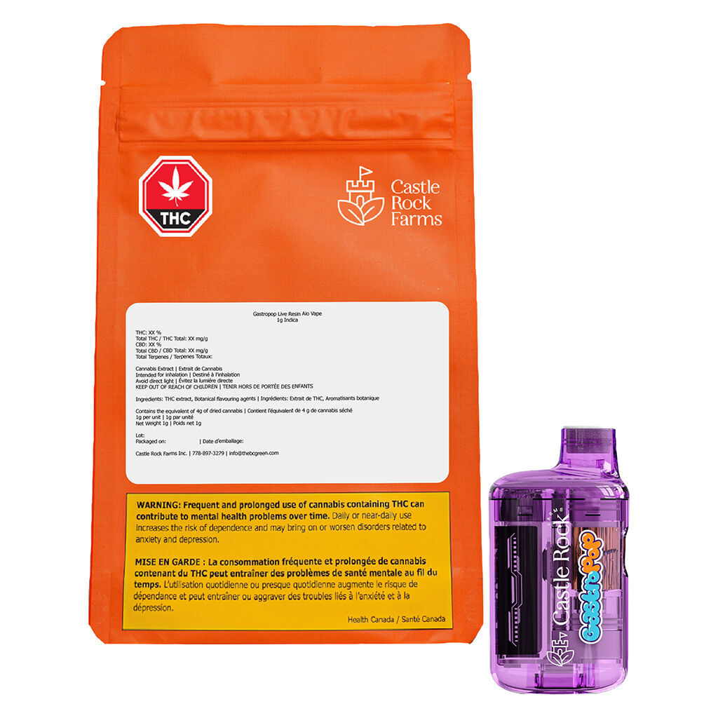 GastroPop Live Resin AIO Vape - 