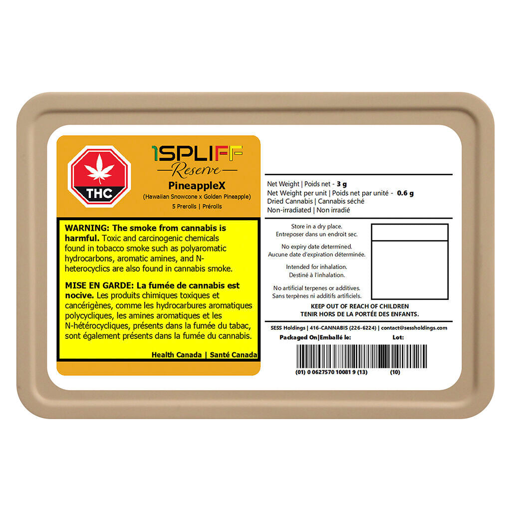 PineappleX Premium Glass Tip Pre-Roll
