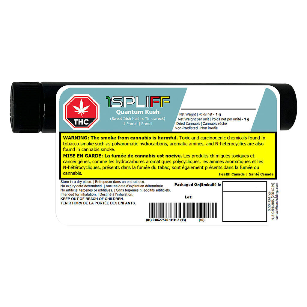 Quantum Kush Premium Glass Tip Pre-Roll - 