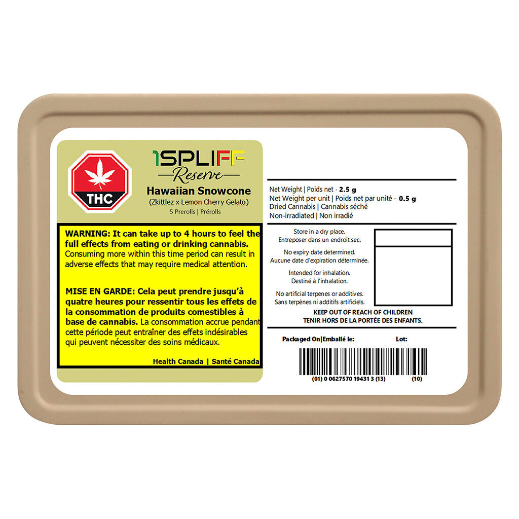 Hawaiian Snowcone Premium Glass Tip Pre-Roll - 