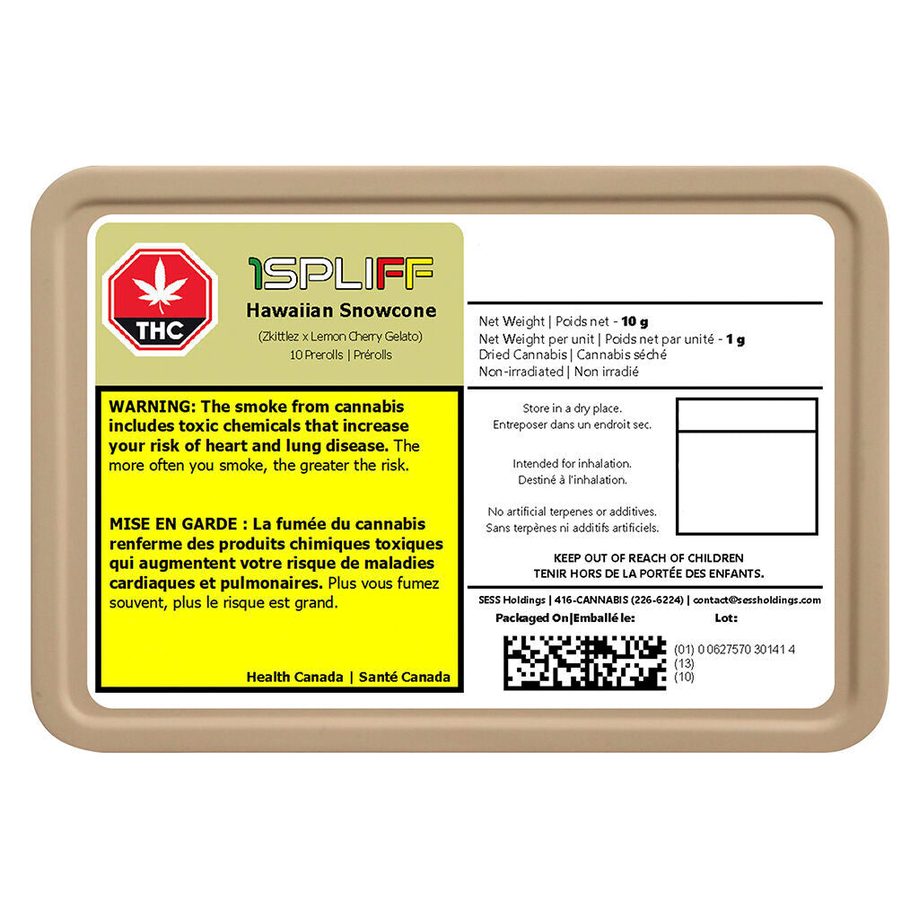 Hawaiian Snowcone Pre-Roll - 