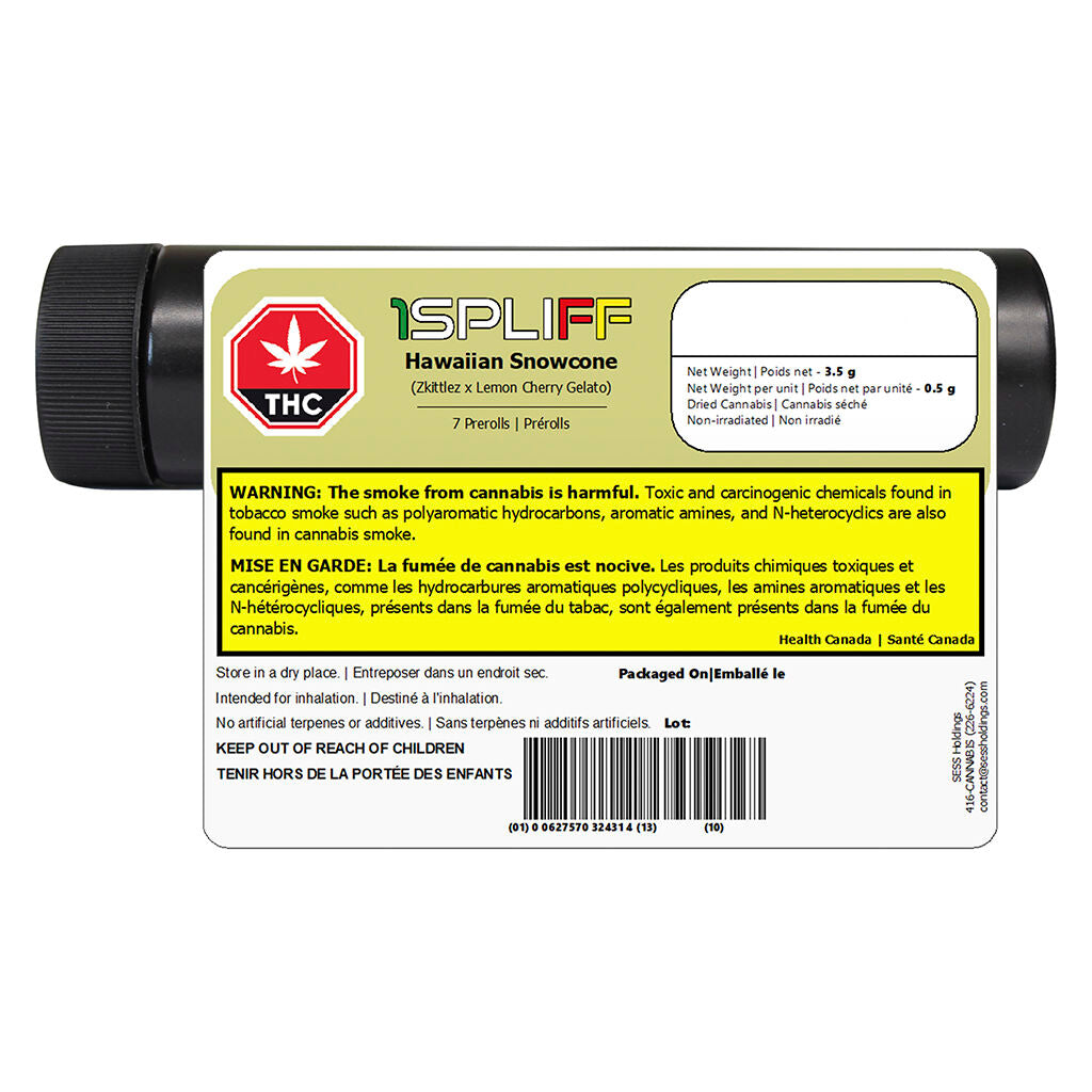 Hawaiian Snowcone Pre-roll - 