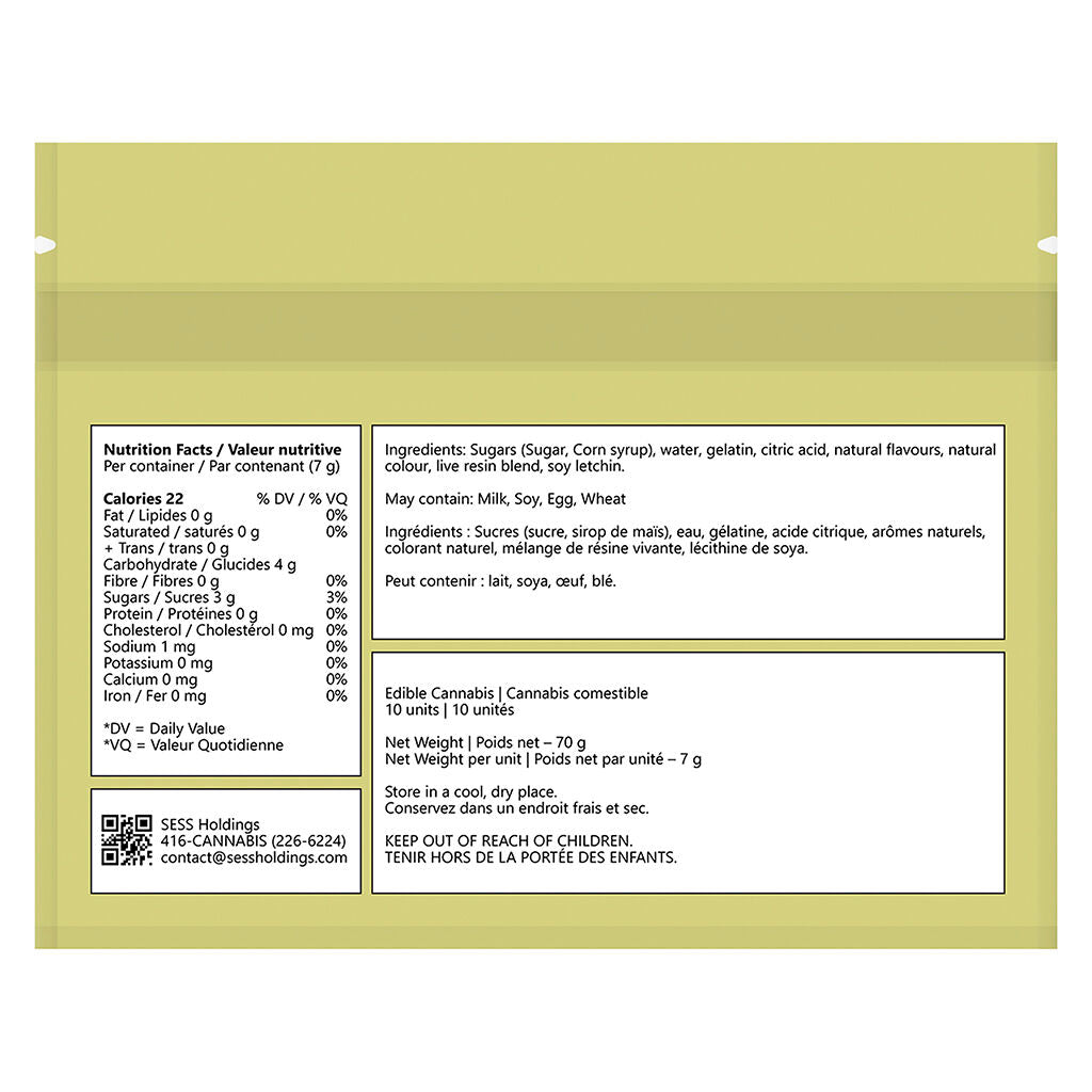 10 Gemz Hawaiian Snow Live Resin Blend Sativa Multipack - 