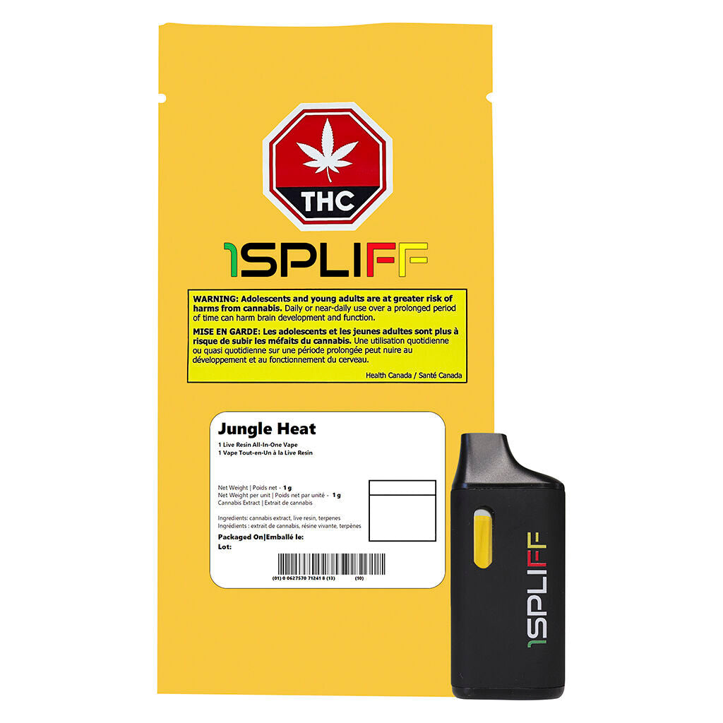 Jungle Heat AIO Live Resin Blend Disposable Vape - 