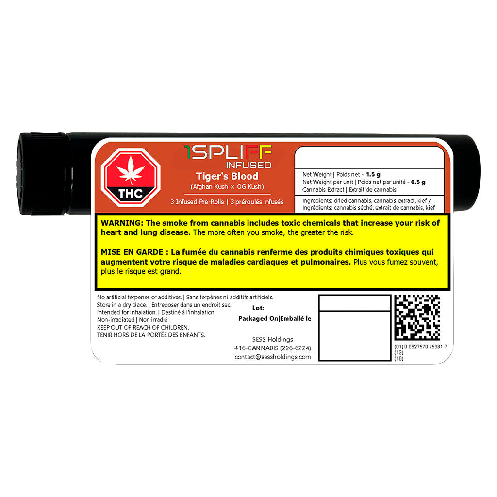 Tiger's Blood Infused Pre-Roll - 