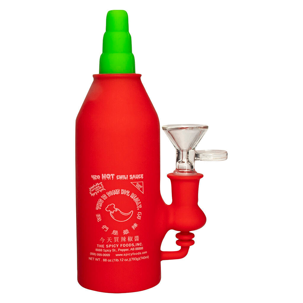 Chilli Bottle Water Pipe W/Glass Pull-Out - 