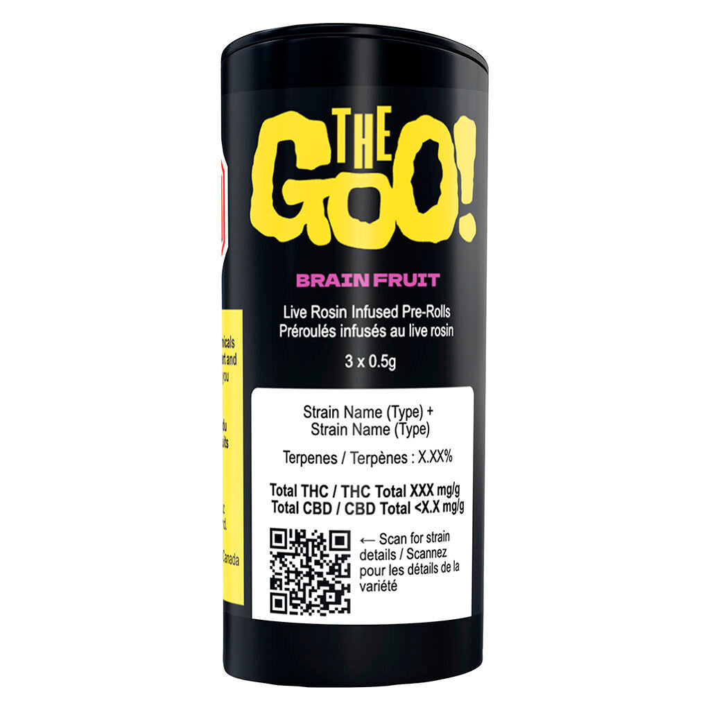 BRAIN FRUIT Live Rosin Infused Pre-Roll - 