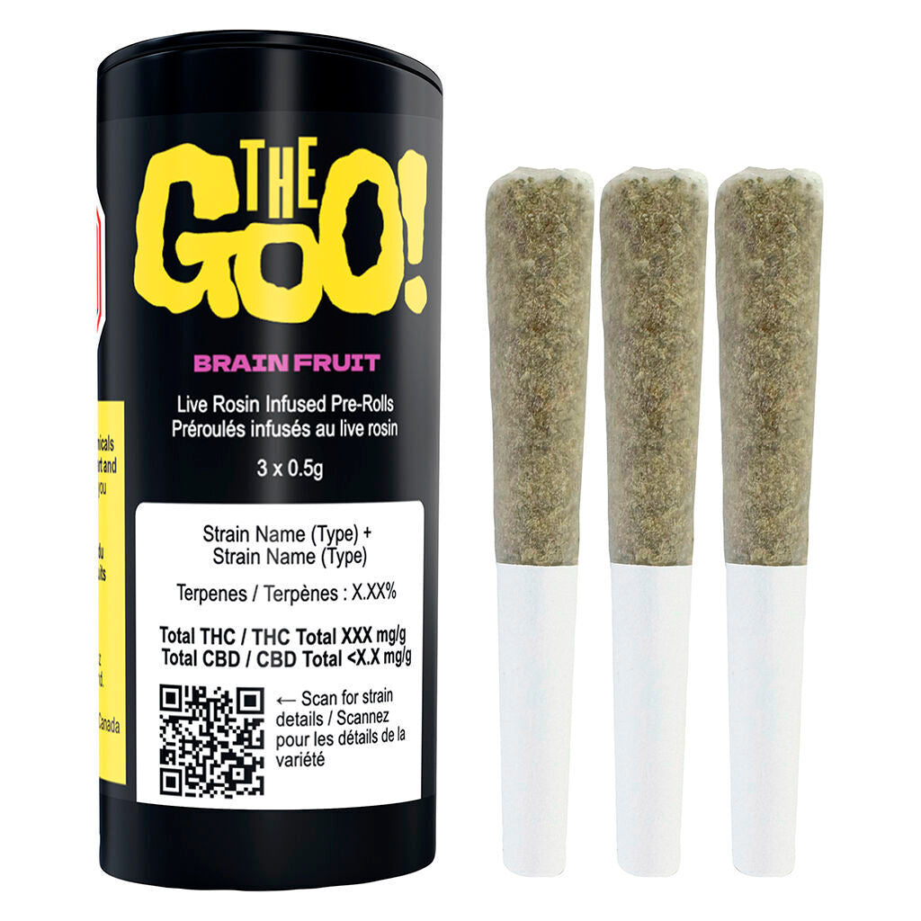 BRAIN FRUIT Live Rosin Infused Pre-Roll