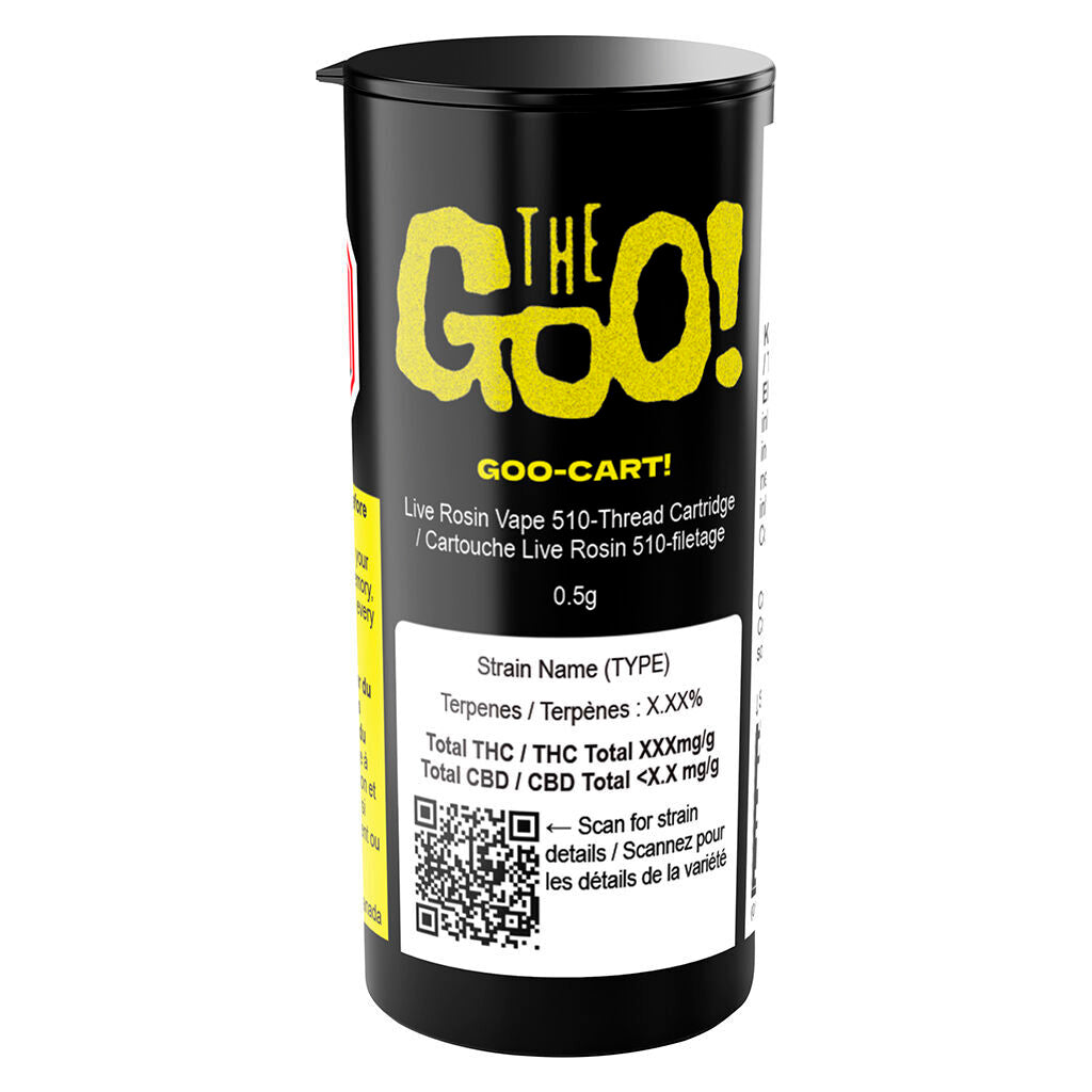 GOO-CART! Live Rosin Vape 510 Thread Cartridge - 