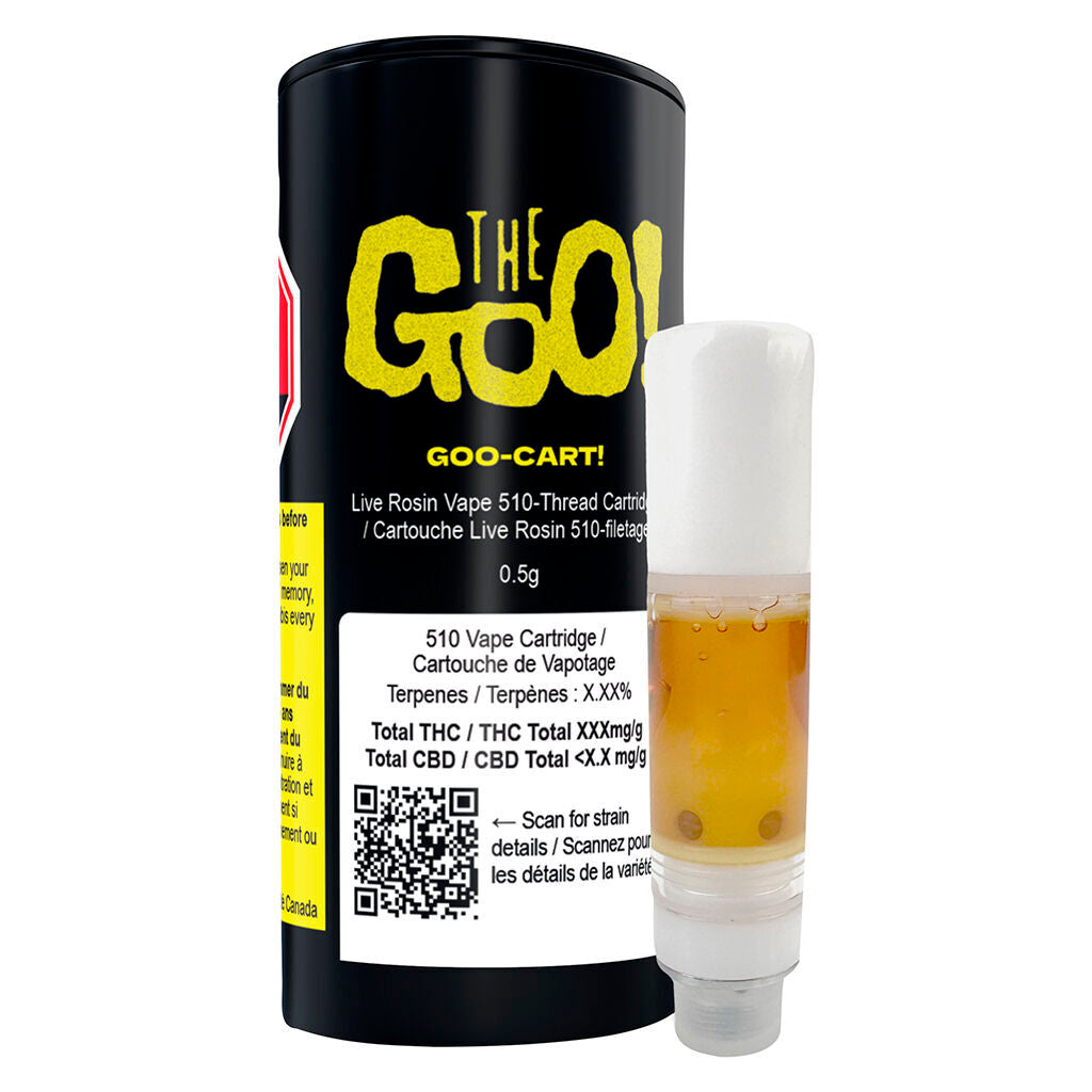GOO-CART! Live Rosin Vape 510 Thread Cartridge - 