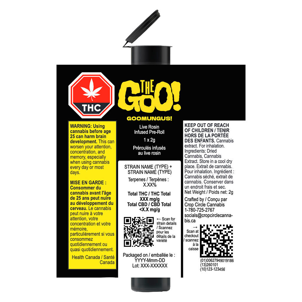 GOOMUNGUS! Live Rosin Infused Pre-Roll - 
