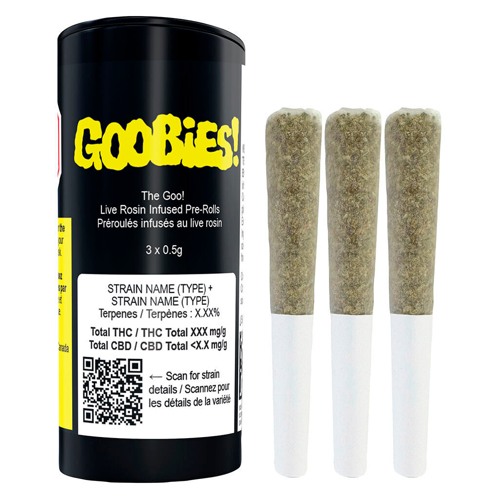 GOOBIES! Live Rosin Infused Pre-Rolls - 