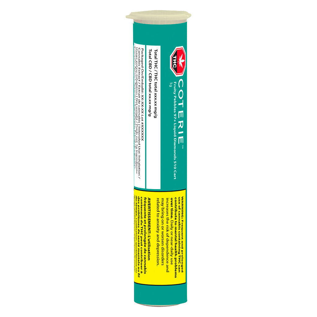 Fruity Pebbles 97+ Liquid Diamonds 510 Thread Cartridge - 