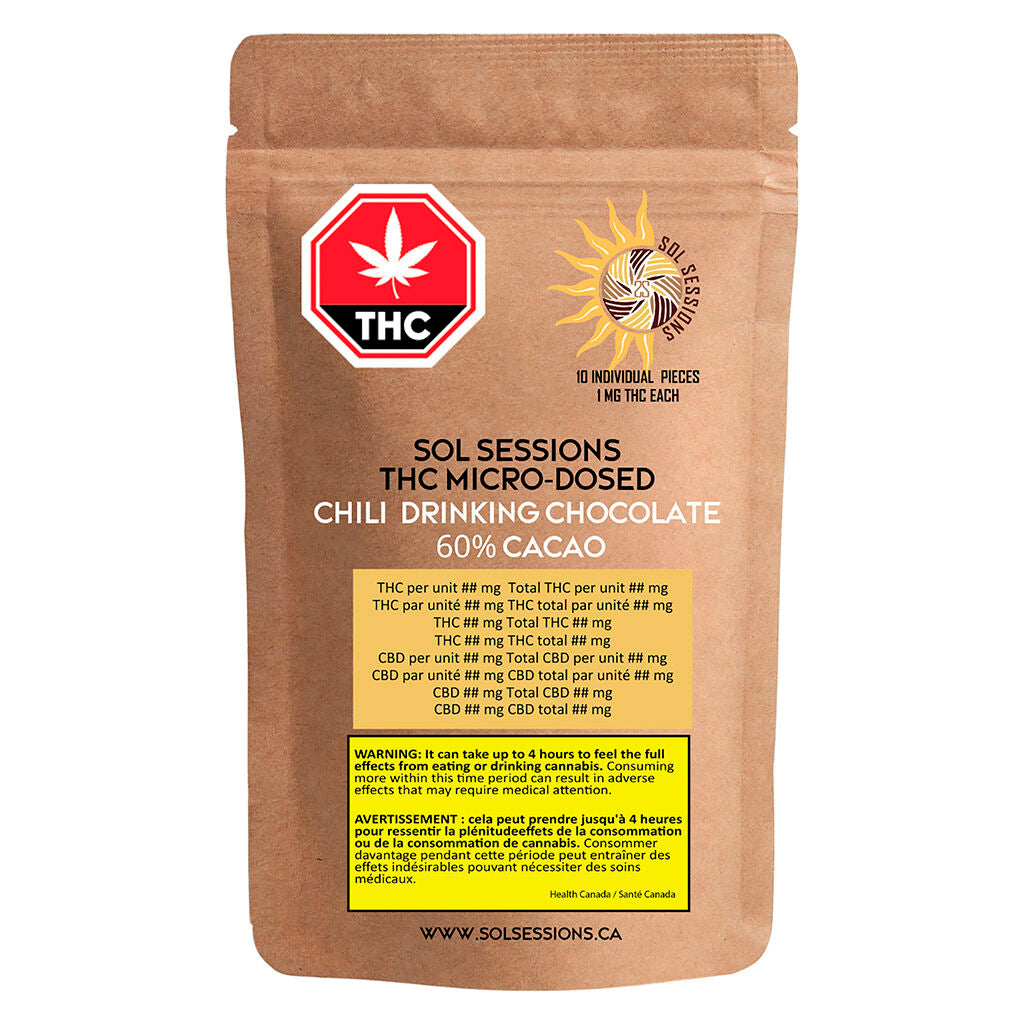 THC Micro-Dosed Chili Drinking Chocolate - 