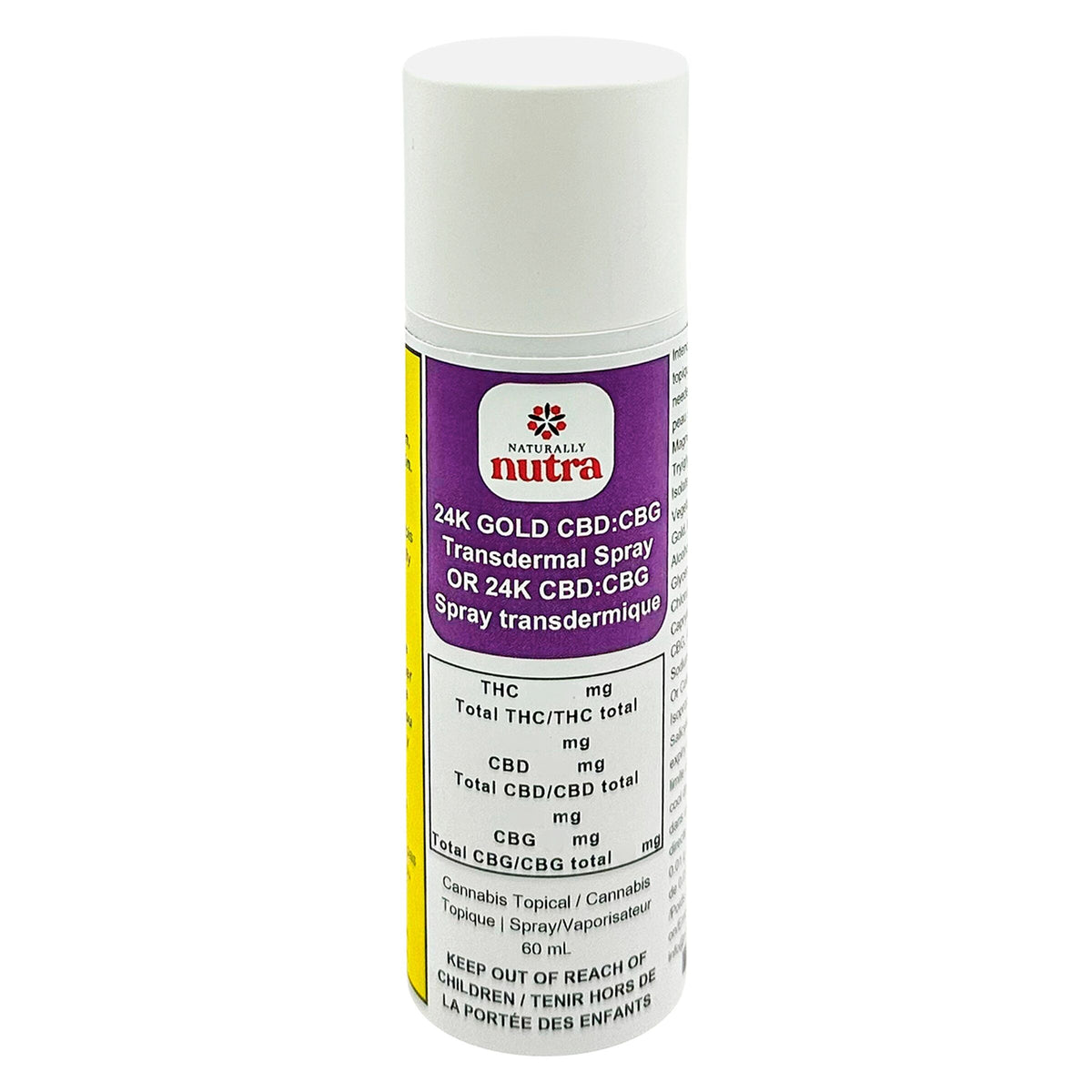 24K GOLD CBD:CBG Transdermal Spray