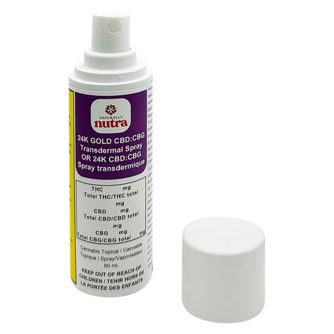 Photo 24K GOLD CBD:CBG Transdermal Spray