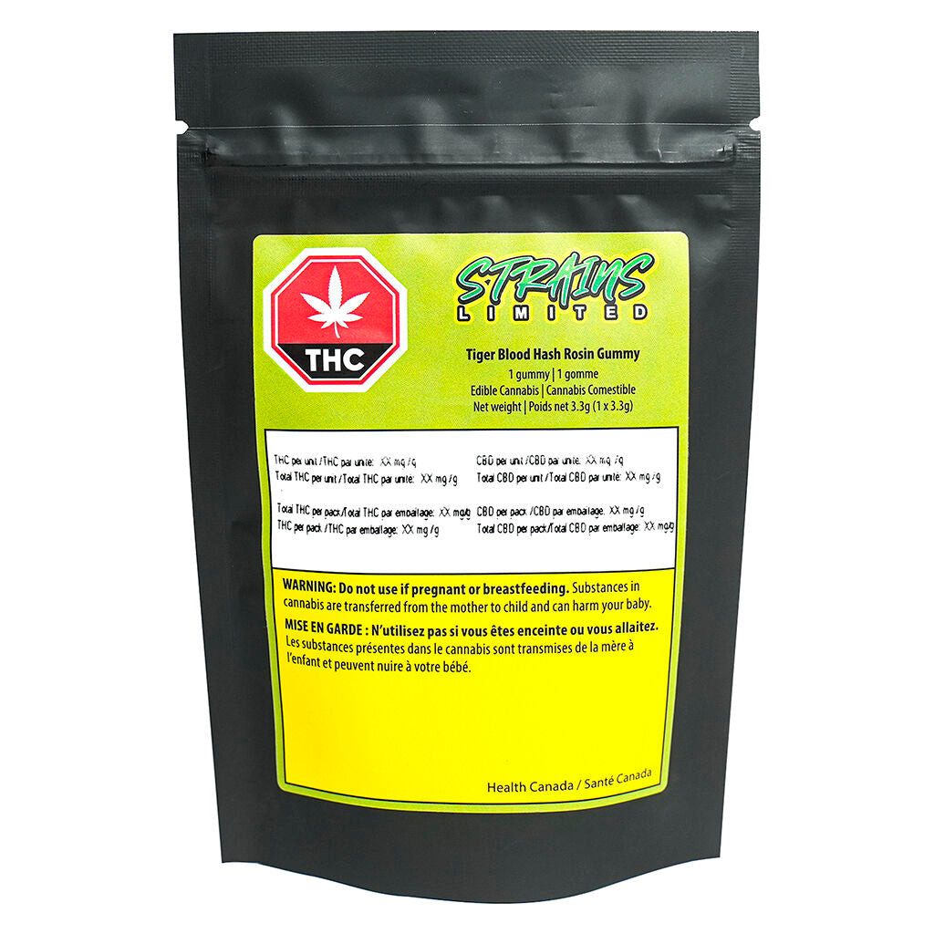 Tiger Blood Hash Rosin Gummy - 