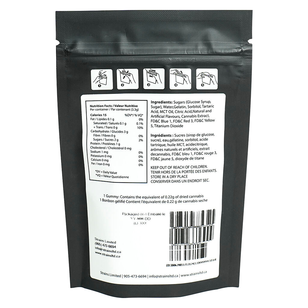 Tiger Blood Hash Rosin Gummy