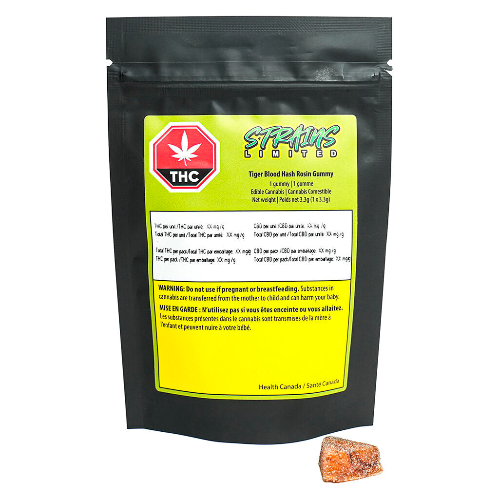 Tiger Blood Hash Rosin Gummy - 
