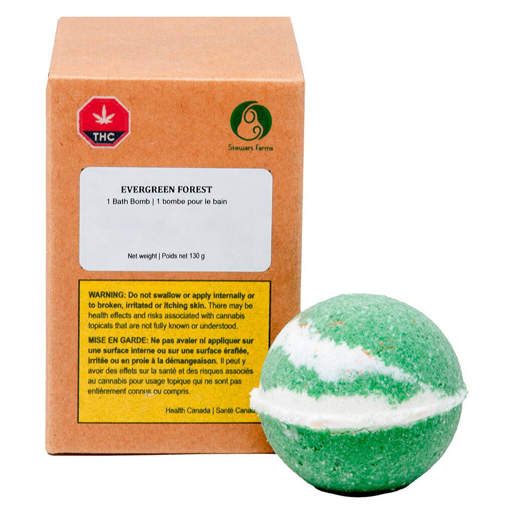 Evergreen Forest CBD Bath Bomb - 