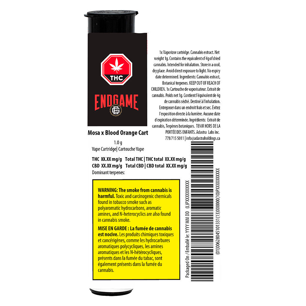 Mosa x Blood Orange  510 Thread Cartridge - 