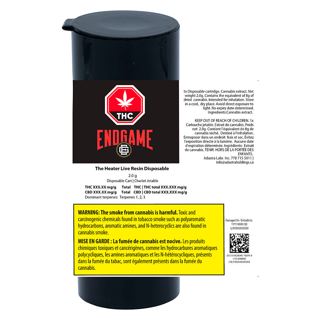The Heater Live Resin Disposable - 