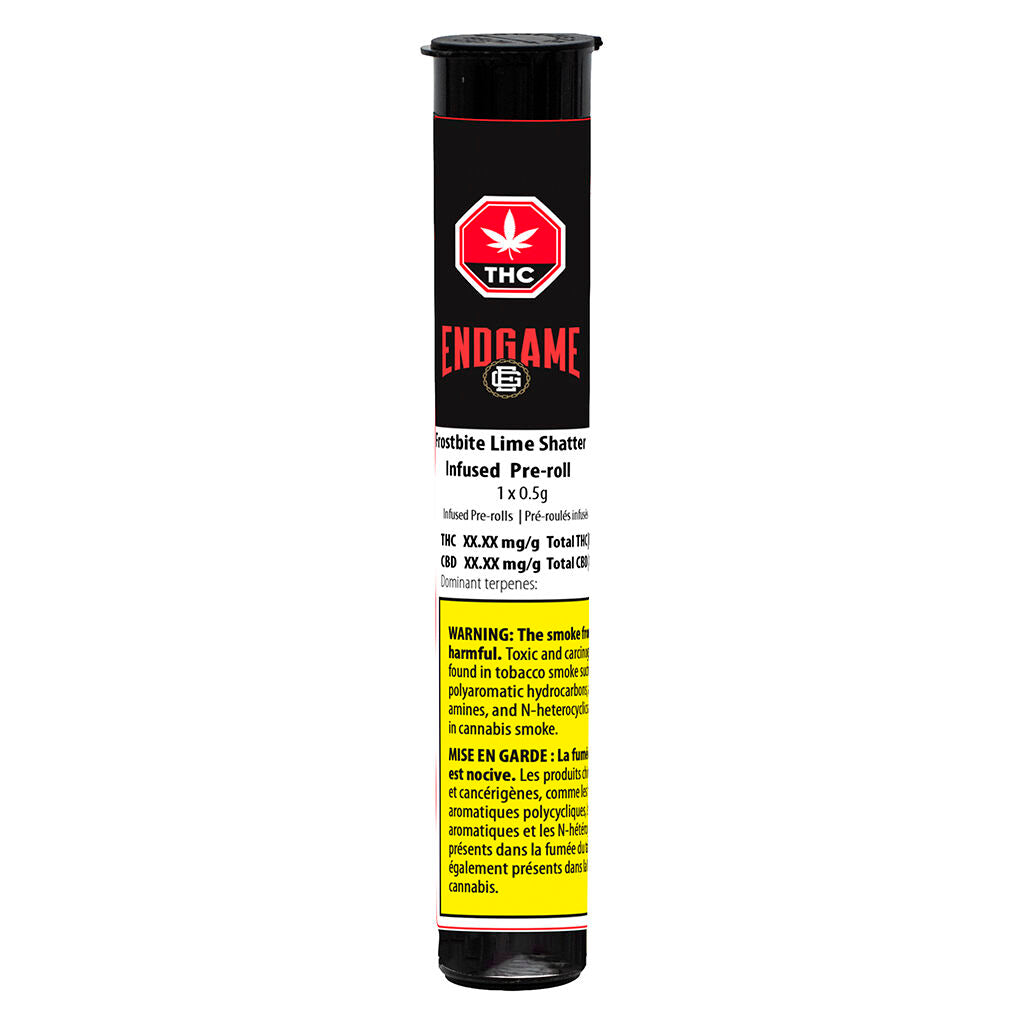 Frostbite Lime Shatter Infused Pre-Roll - 