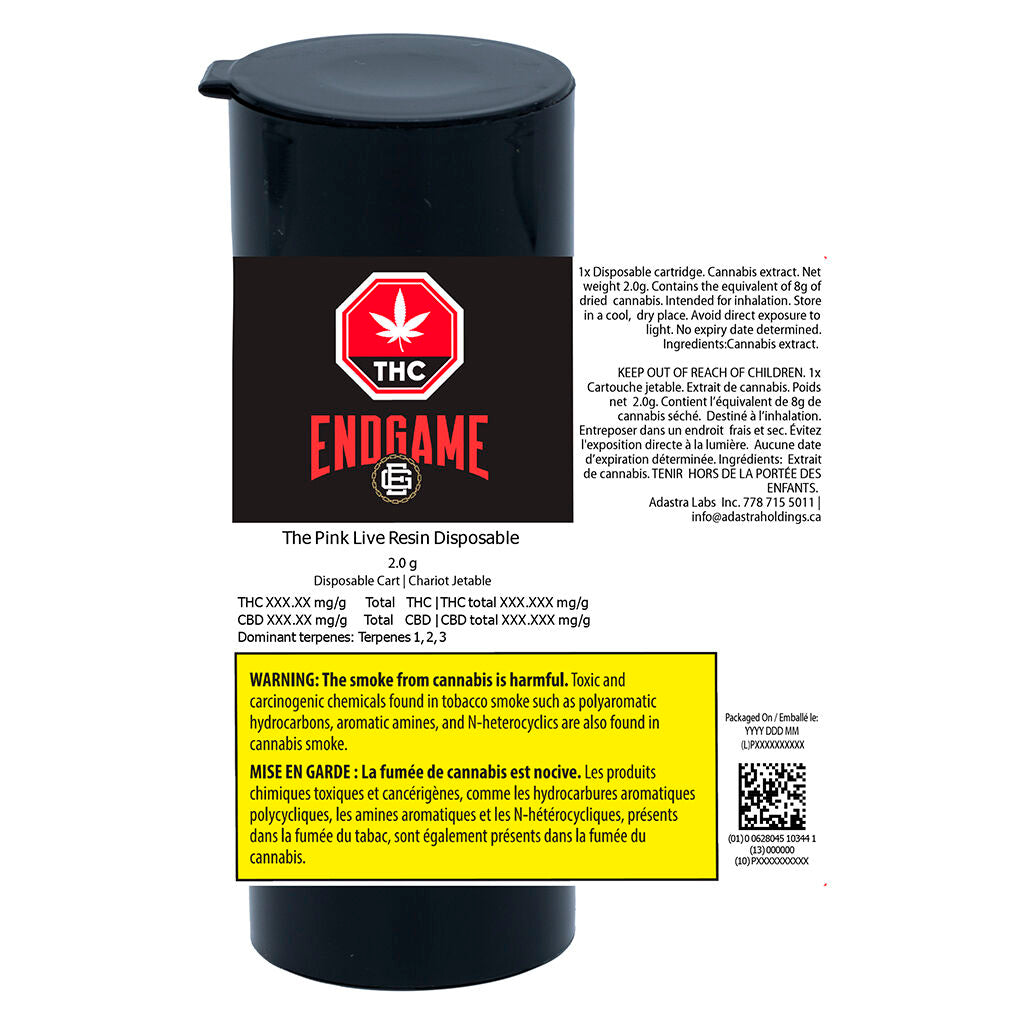 The Pink Live Resin Disposable - 